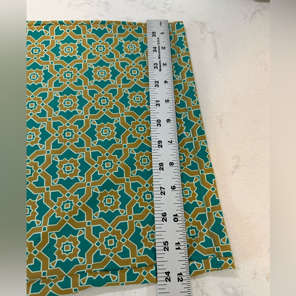 NWT AmberNoon II by Erum Ilyas SunKnit UPF 50 Wide-Leg Printed Pants Size Small - Picture 13 of 13